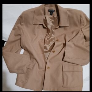 Ann Taylor Wool blend button down jackets with pockets.  Silky lining